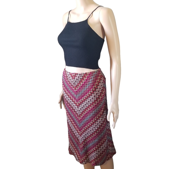 Vintage Annex Chevron Midi Skirt - Picture 4 of 10